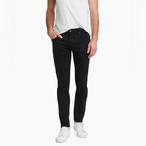 Rag and Bone Men’s Black Denim Fit 1 Extra Slim Size 32